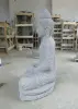  Product image 5 of the product “Seated Buddha made of Riverstone in Dhyana position - gesture of meditation, H.102 cm, natural. ”